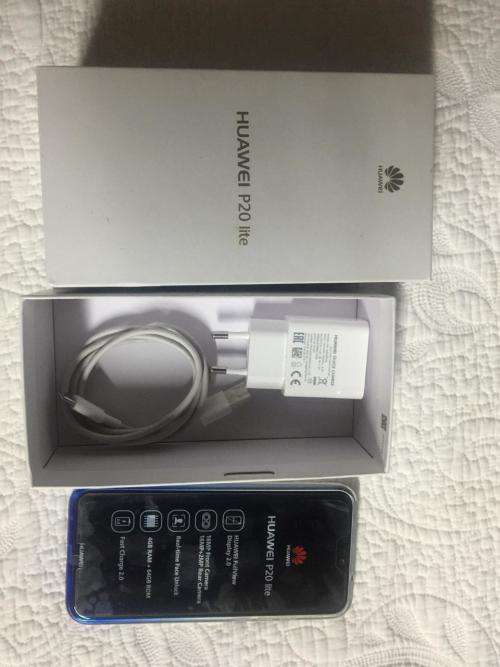 HUAWEI P20 LITE DUAL SIM , LIKE NEW IN BOX 64GB , 4GB RAM  (KLEIN BLUE)
