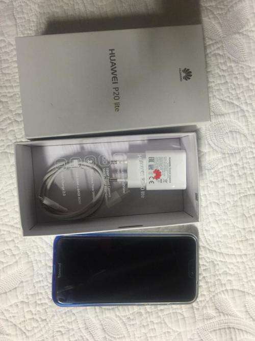 HUAWEI P20 LITE DUAL SIM , LIKE NEW IN BOX 64GB , 4GB RAM  (KLEIN BLUE)