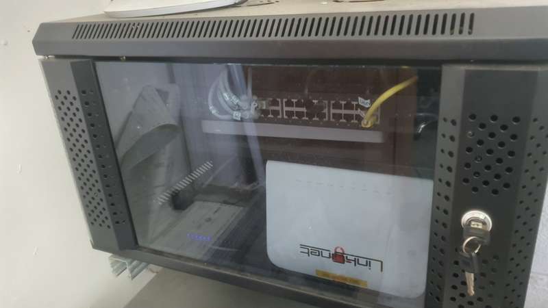 Linkqnet 6U Wall Box  - Flat Packed (Cabinet Only )
