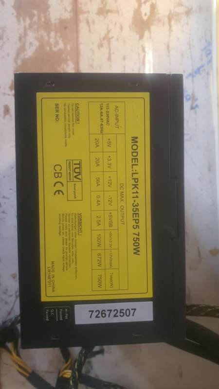 750W DESKTOP POWER SUPPLY