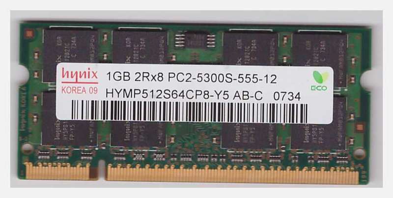 Hynix 1GB Notebook DDR2 Ram