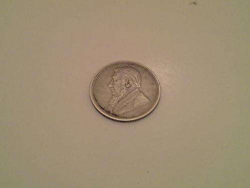 1895 Zuid Afrik. Republic 2 Shilling EF grading candidate. Scarcer than the 1893