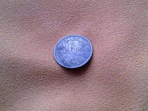 1895 sixpence