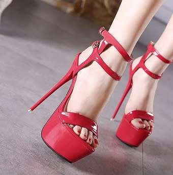 High Heel Platform Stripper Shoes - Size 6.5