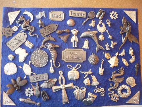 200 CHARMS, PENDANTS, EMBELLISHMENTS - metal