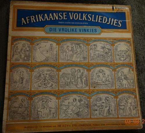 Afrikaanse Volksliedjies Die Vrolike Vinkies Vinyl/LP