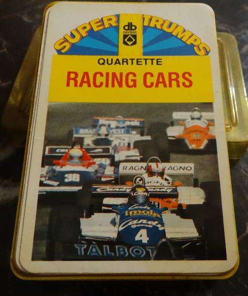 Cards Super Trumps Racing Cars