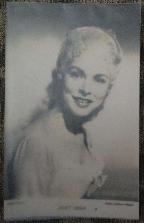 Greetings Card Of Janet Leigh A Metro-Goldwyn-Mayer