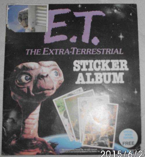 Kids Sticker Book E.T. Special Movie Edition  Printed in 1982 In South Africa