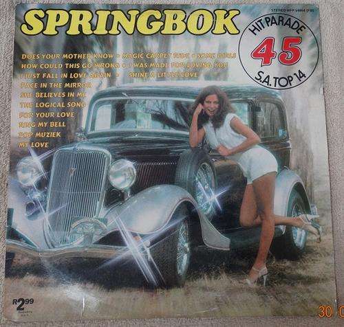 Springbok Hit Parade 45 S.A Top 14 Vinyl/LP