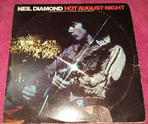 Neil Diamond Hot August Night Double LP Set Vinyl/LP