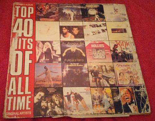 Double Album Top 40 Hits Of All Times Original Artists Vinyl/LP