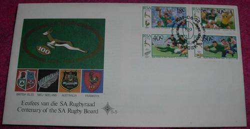 FDC Centenary Of The SA Rugby Board Rugby 1989-06-22