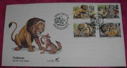 FDC Folklore 3rd Set In The Series Middledrift 1989-09-21
