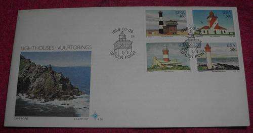 FDC Lighthouses 1988=06-09 Green Point
