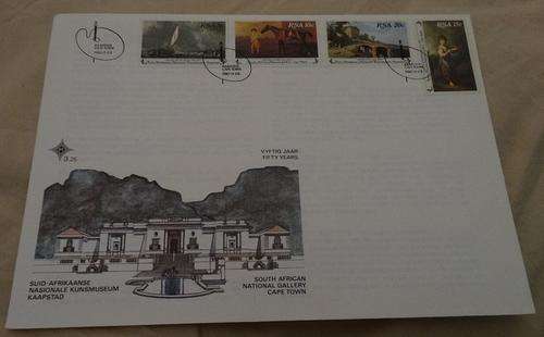 FDC Fifty Years South Africa Nationl Gallery Cape Town 1980.11.03