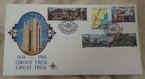 FDC Groot Trek 1838-1988 Pietrmaritzburg