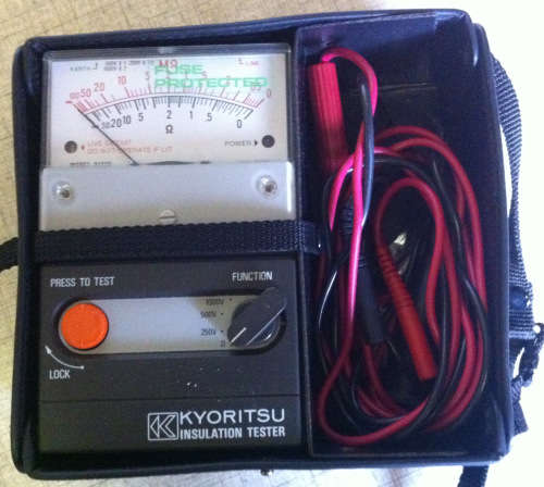 MEGGER / INSULATION TESTER:  KYORITSU