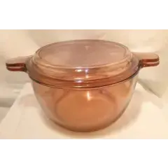 Corningware/Anchor Amber Casserole Dish LARGE