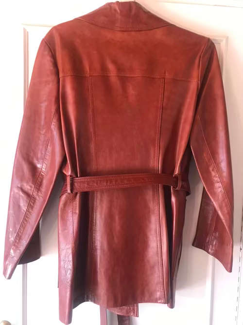 LEATHER JACKET TAN LADIES