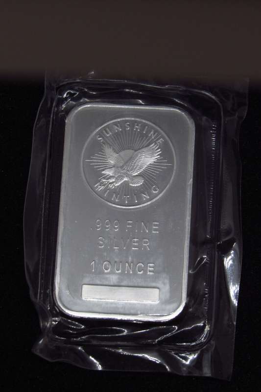 Sunshine Mint Silver 1 oz Bar  Uncirculated