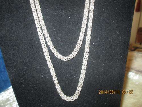 Vintage Silver Byzantine Chain