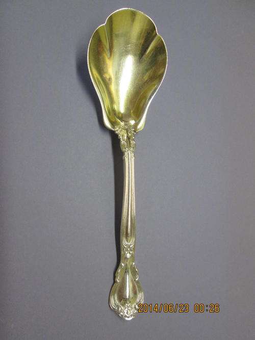 STERLING SILVER SERVING SPOON