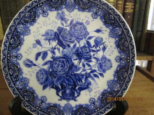 Blue and White Cabinet Plate