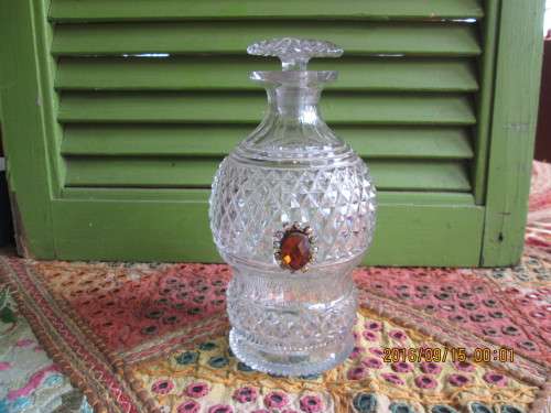 Small Hobnail Decanter or Perfume Flagon