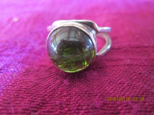 925 Silver Tourmaline Ring