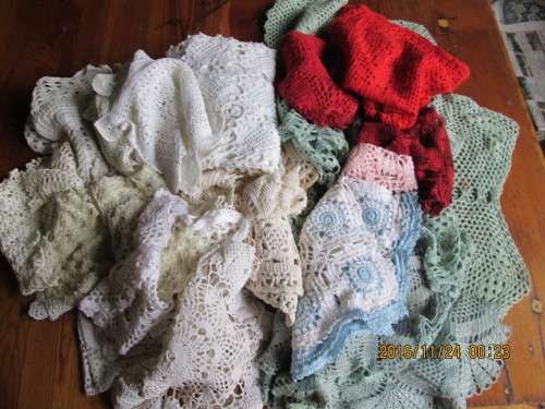 Large Job Lot of Doilies