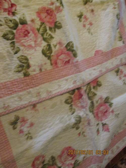 2 Quilted Pillow shams