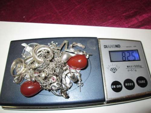 Parcel Marked and Tested Silver Jewellry