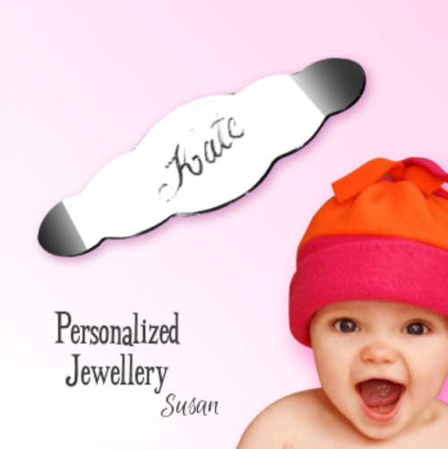 Personalized Baby Brooch