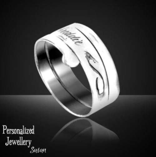 Personalized Stainless Steel Rings: Dragon