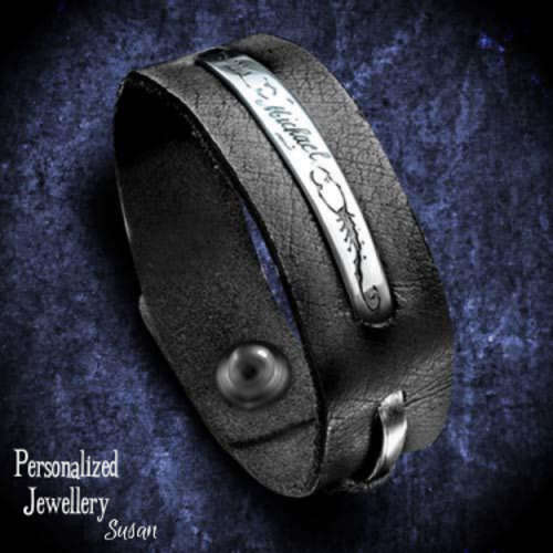 Personalized Urban Leather Strap: Scorpion