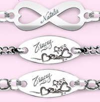 Personalized Stainless Steel Chain Bracelets
