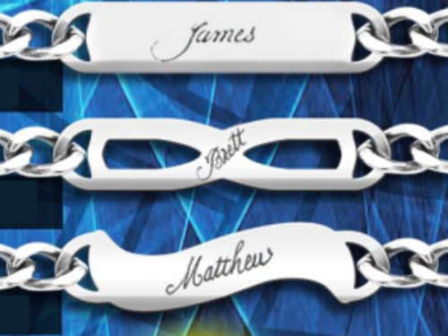 Personalized Stainless Steel Chain Bracelets