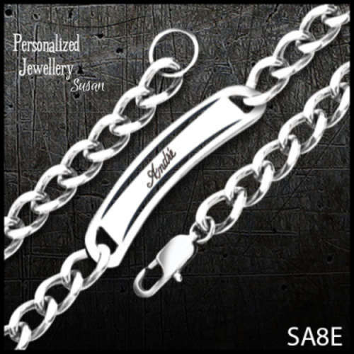 Personalized Stainless Steel Chain Bracelets