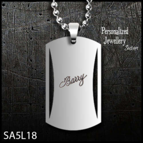 Personalized Stainless Steel Necklace