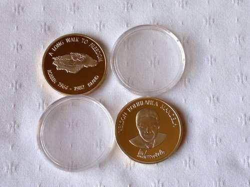 Memento: - Mandela A Long Walk To Freedom - In An Air-Tite Capsule!!!