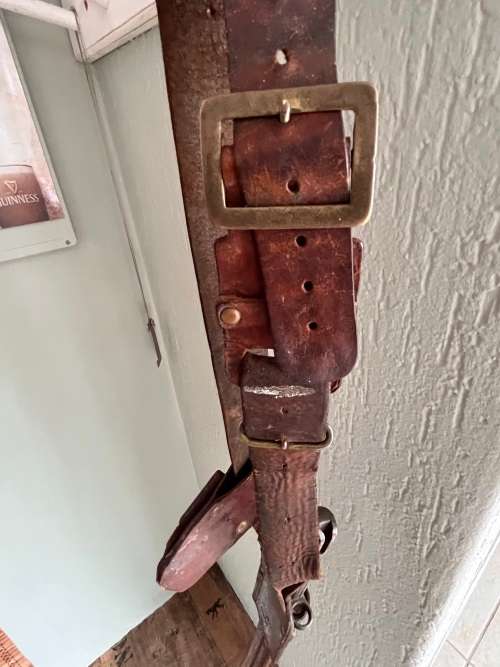 WW1 Lee Enfield 1907 Sanderson bayonet with original scabbard and frog in superb original condition.