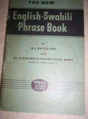 English Swahili Phrase Book - B.J.Ratcliffe