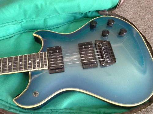 1984 Westone Prestige 227 Blue Burst with Vintage Bag
