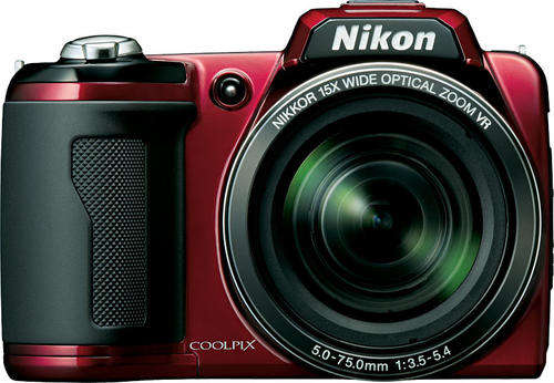 Nikon Coolpix L110 Digital Camera Red