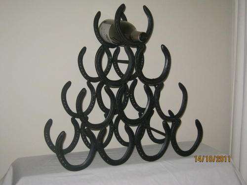 Unique - 10   Bottle wine rack - FREE SHIPPING *