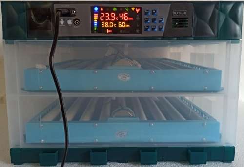 NFL- 128 egg Incubator, Dual Power, Wifi app, fully automatic hatcher and setter