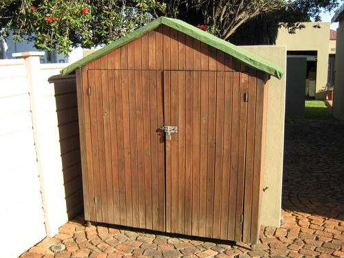 Garden Shed for lawn mower, tools, etc.