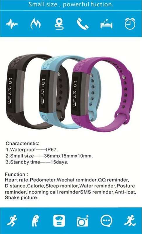 ****REDUCED!!!****  HEART RATE HEALTH FITNESS SMARTWATCH/BRACELET/TRACKER