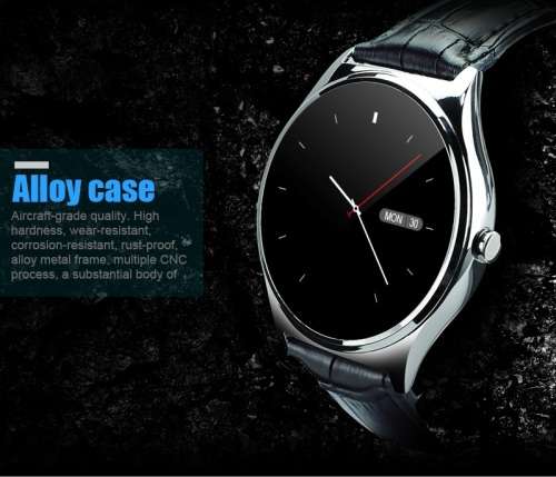 Waterproof BT4.0 US03 Smart Watch Heart Rate Health Mate For IOS Samsung iPhone